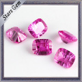 Rosa Octagon Milenio Corte Moda Cubic Zirconia Gemstone